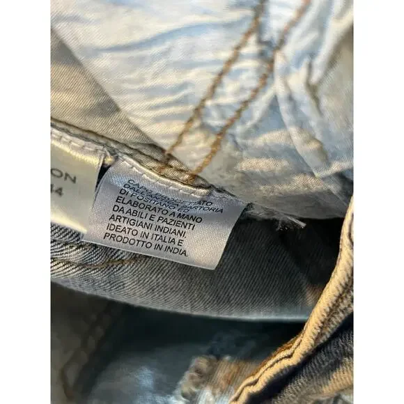 Antica Sartoria by Giacomo Jeans Cinque Beaded Embroidered Embellished Funky L - Picture 8 of 12